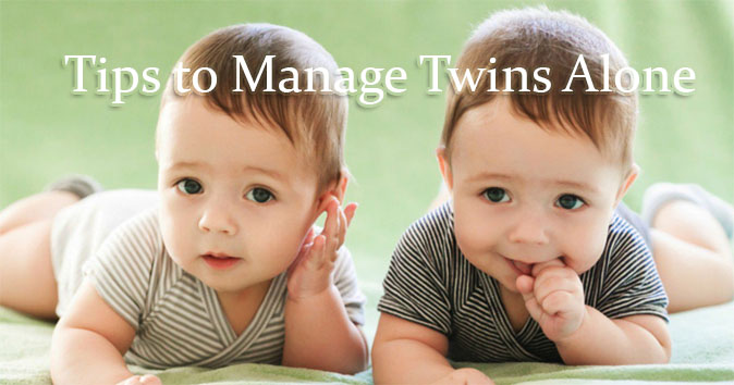 Tips to Manage Twins Alone
